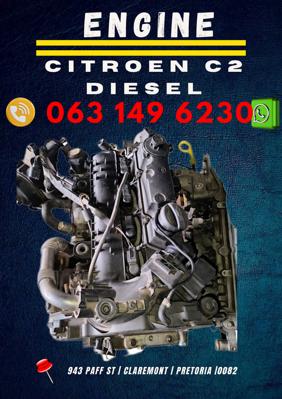 Citroen c2 diesel engine R12500 Call or WhatsApp me 063 149 6230