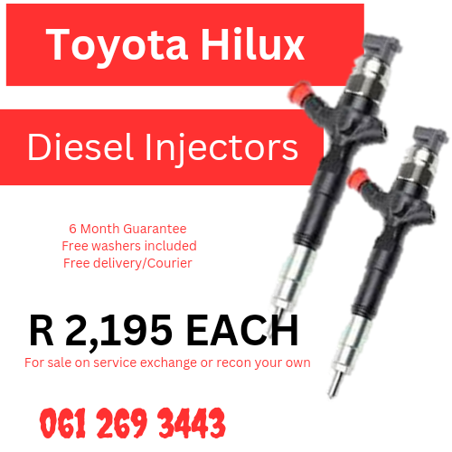 Toyota Hilux Diesel Injectors for sale