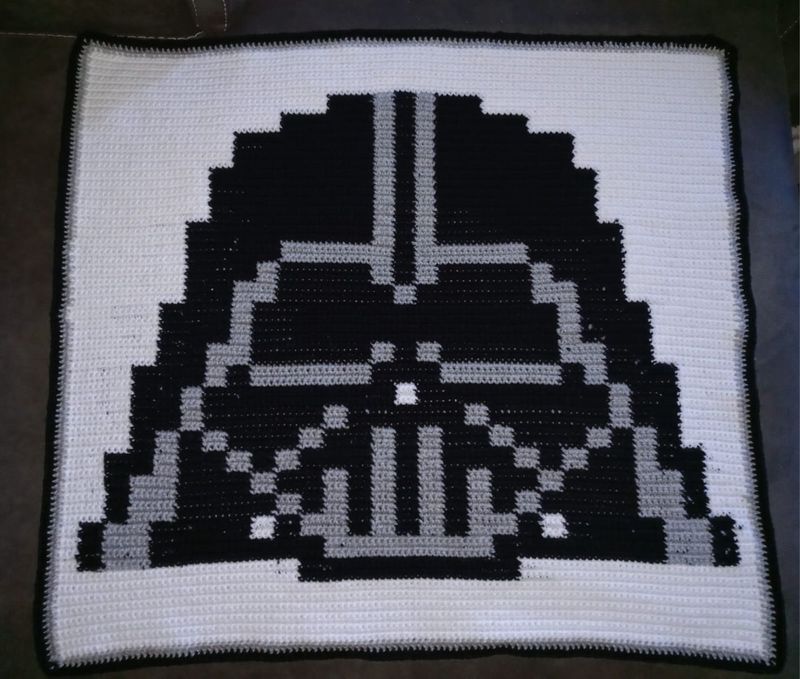 Darth Vader Crochet blanket (Star Wars)