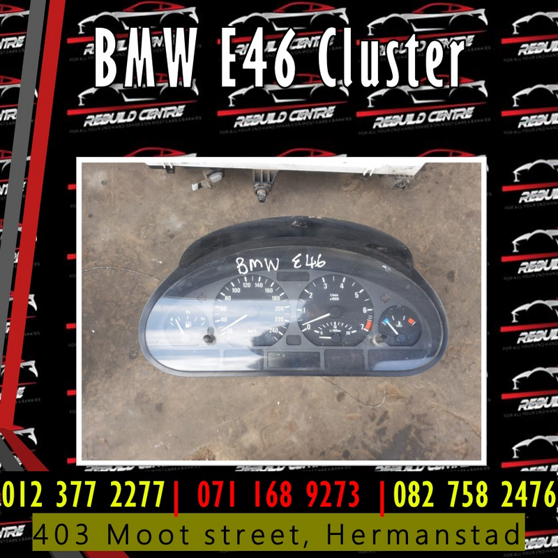 BMW E46 secondhand cluster for sale