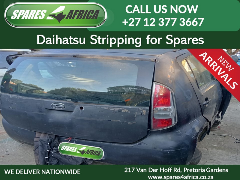 Daihatsu manual stripping for spares