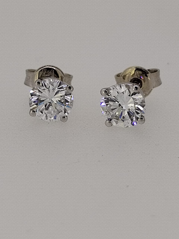 1.13ct Diamond Stud Earrings