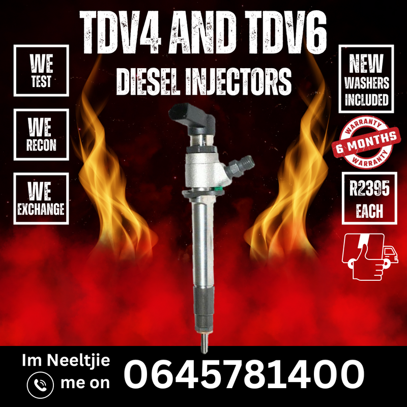 TDV4 and TDV6 Diesel Injectors for sale