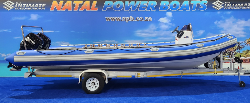 SUPERDUCK 8 METER ON TRAILER 2 X 100 HP SUZUKI 4 STROKES 2024 MODEL FINANCE ARRANGED