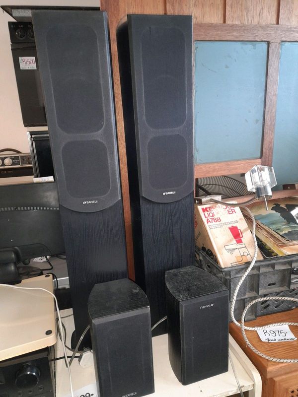 Sansui speakers (set of 4)