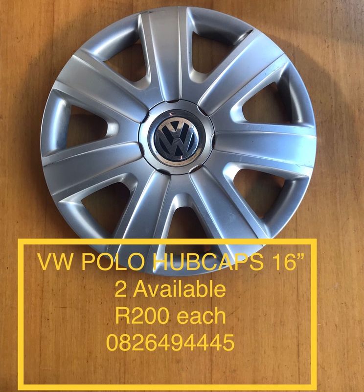 VW Polo hubcaps