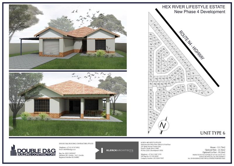 TYPE 6 - HOUSE FOR SALE! Hex River Life Style Estate Rustenburg