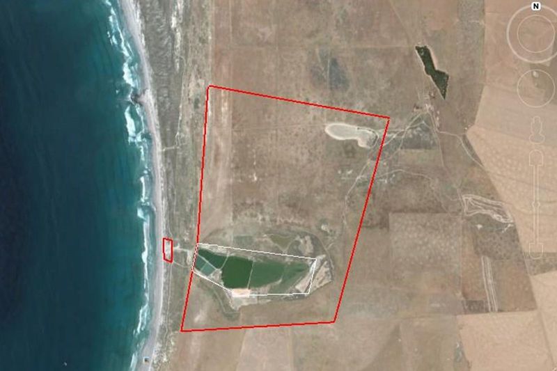 80 METRE WIDE AGRICULTURAL BEACHFRONT LAND FOR SALE :  WEST COAST: WESTERN CAPE