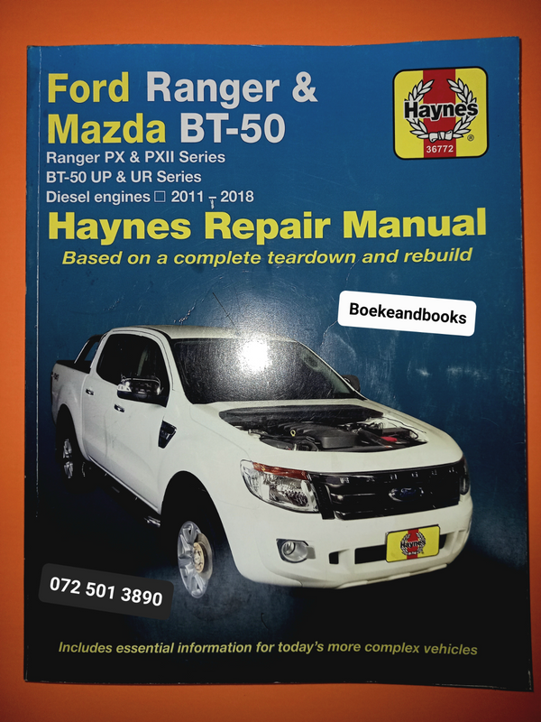 Ford Ranger &amp; Mazda BT-50 - Diesel Engines - 2011-2018 - Haynes Repair Manual - 36772.
