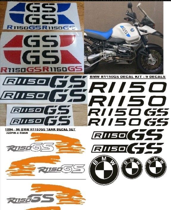 BMW R1150 GS decals stickers kits