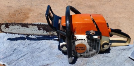 Chainsaw and  heavy duty welding equipment