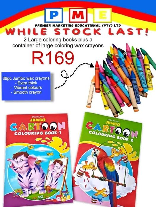 Premier Marketing Educational (Pty) Ltd Jumbo Colouring Kit