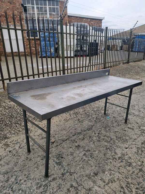 Stainless steel kitchen table for sale