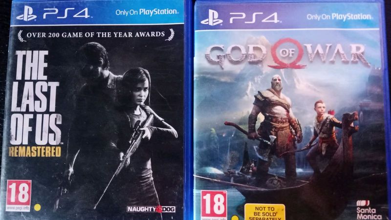 PS4 Games, God Of War &amp; The Last of Us Remastered