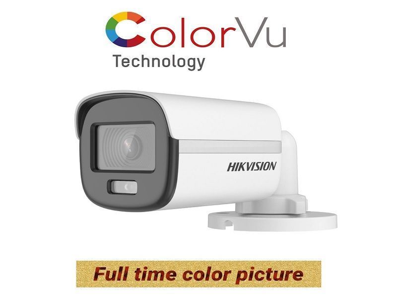 Hikvision ColorVu 1080P Security Colour Camera 3.6mm (DS-2CE10DF0T-PF) (Brand New)