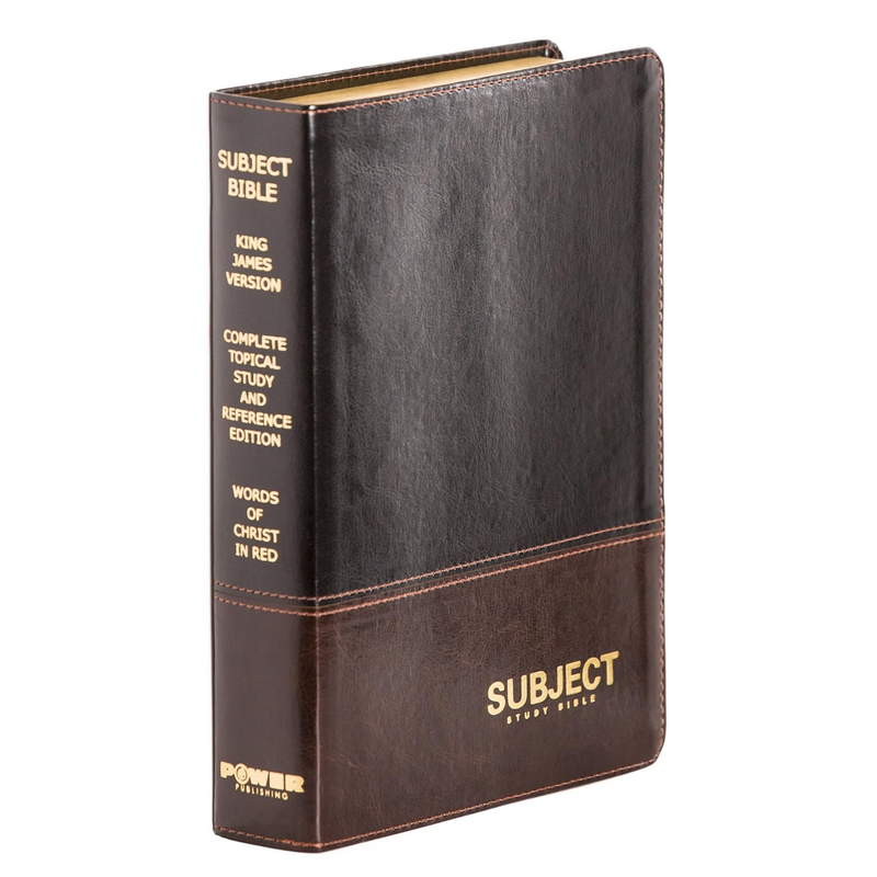 The Subject Bible: Complete Topical Study Bible &amp; Reference Edition KJV