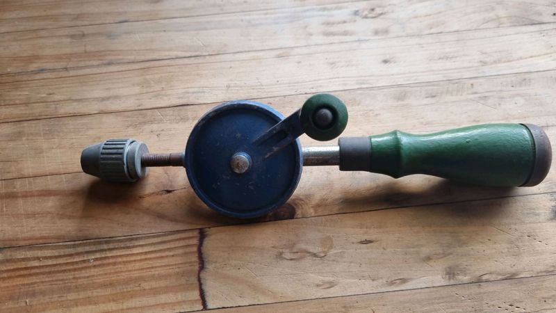 Vintage small hand drill for sale.