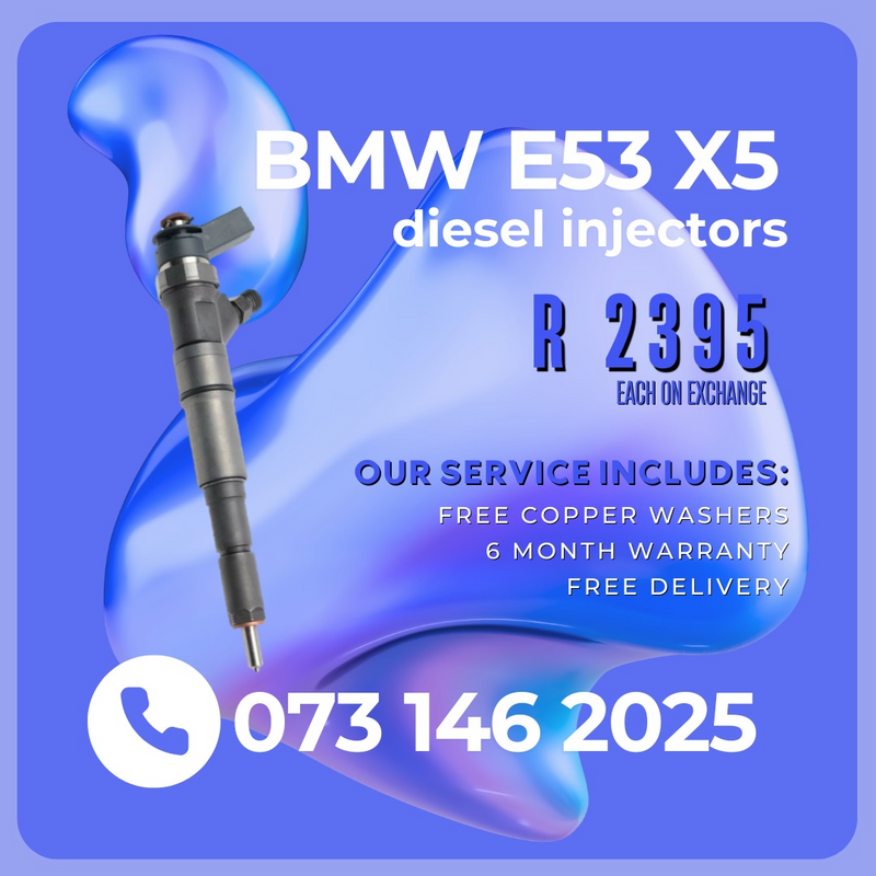 BMW X5 E53 DIESEL INJECTORS FOR SALE ON EXCHANGE - FREE DELIVERY
