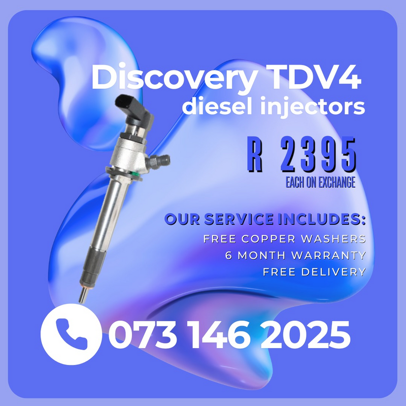 Discovery TDV4 diesel injectors for sale on exchange or to recon 6 months warranty