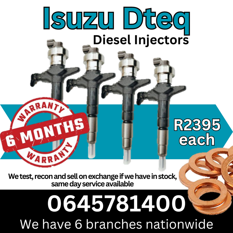 Isuzu Dteq Diesel Injectors for sale