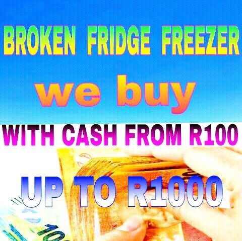 Collect broken fridge freezer