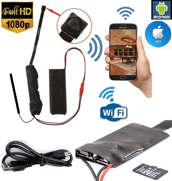 Wearable Mini WiFi Spy Camera HD Video Recorder with Motion Sensor Plus Much More. Brand New Product