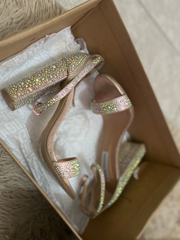 Steve Madden crystal embedded heels for sale