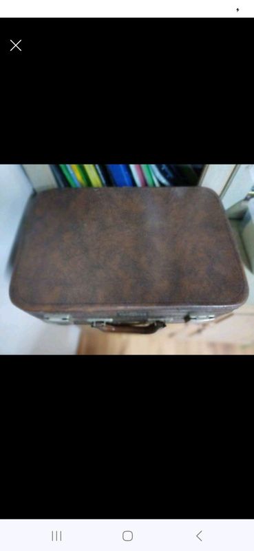 Vintage suitcase briefcase
