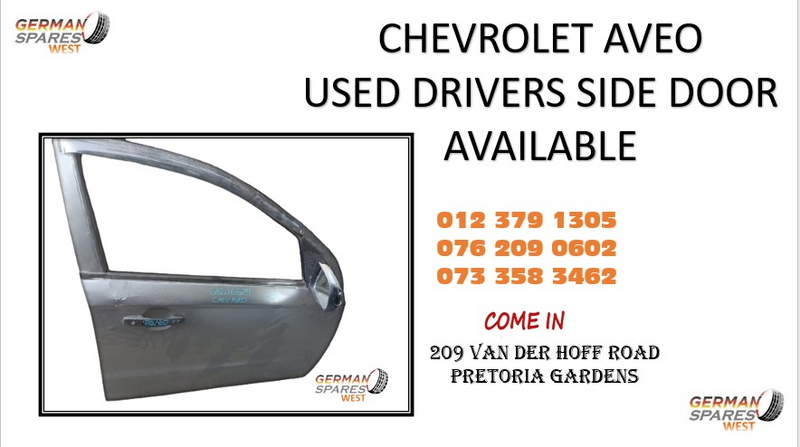 chevrolet aveo used drivers side door for sale