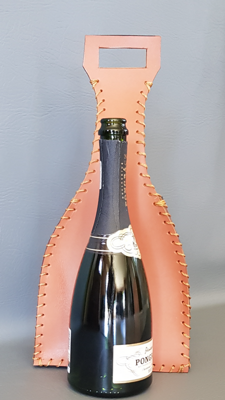 Leather Wine / Champagne - Tote/Gift Bags