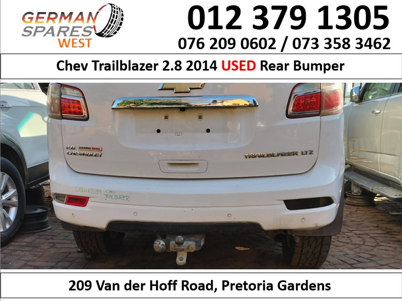 Chev Trailblazer 2014 Rear Bumper ( USED ) for sale
