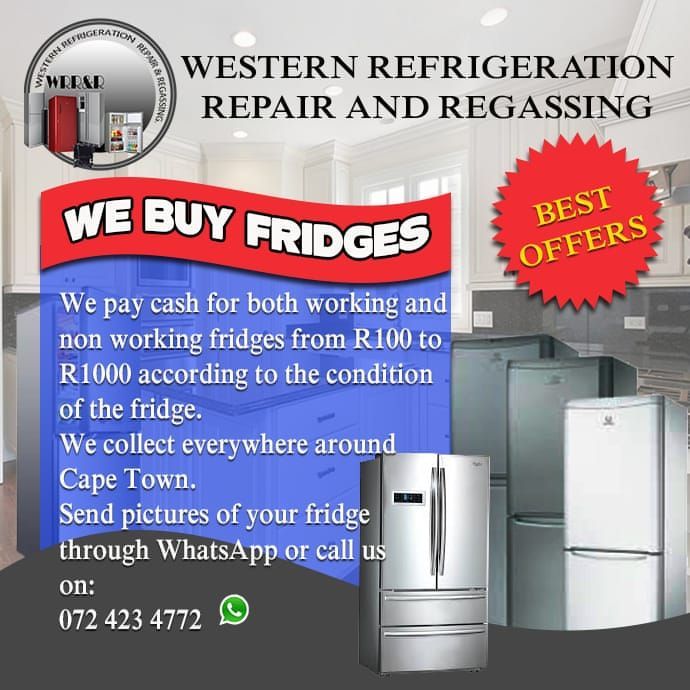 None working fridges and freezers cash