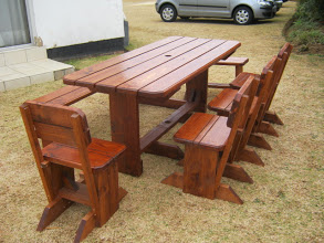 Magalies 8 Seater Bench Table