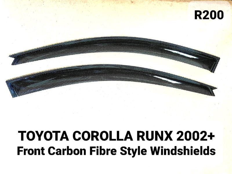 Toyota RunX 2002&#43; Front Carbon Fibre Looks Windshields