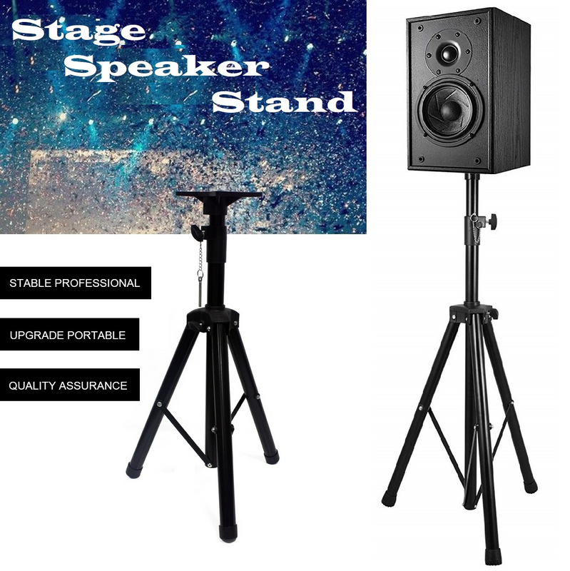 Heavy Duty TriPod Speaker Stands. Telescoping and Adjustable. In Black Colour. Brand New Products.