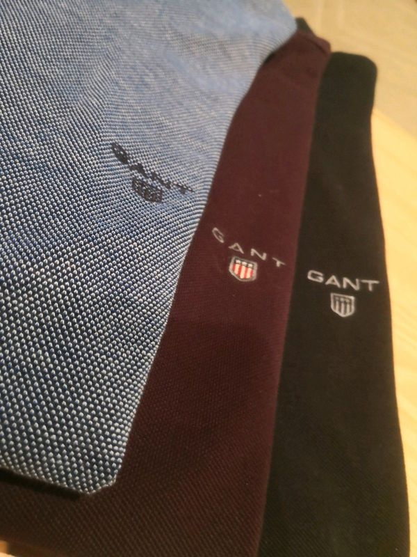 GANT Golf Shirts x 3 Genuine Items (Used)