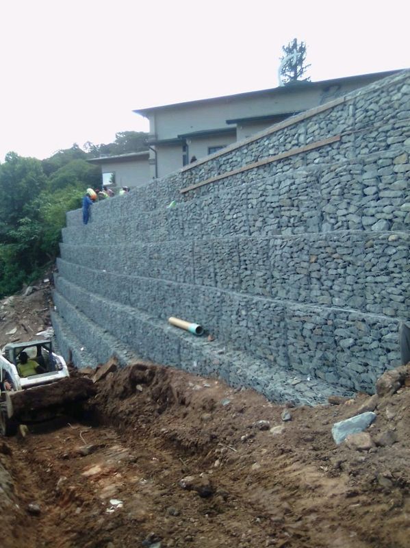 We do Gabion baskets installation for more information contact us