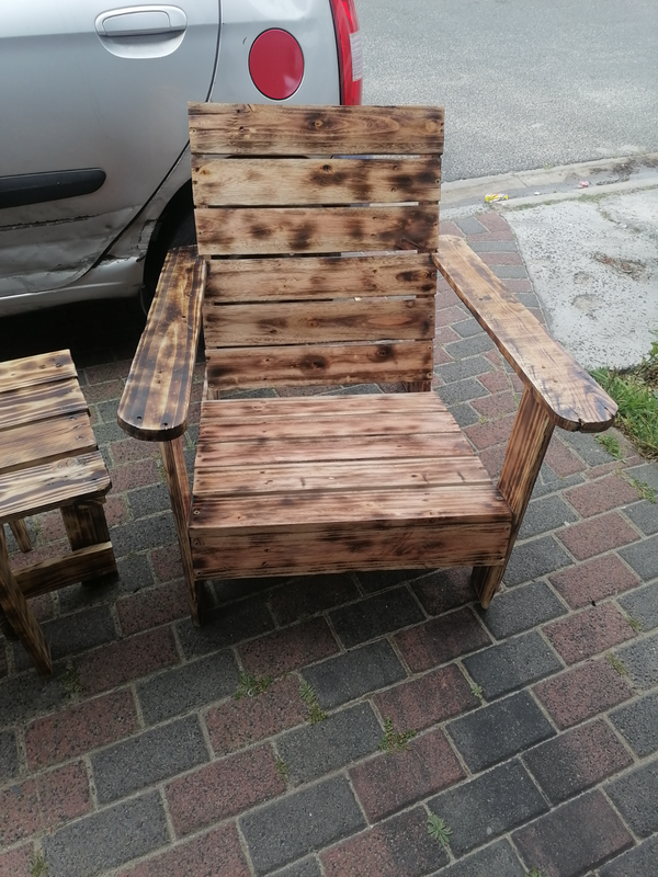 Wood burn outdoor furniture