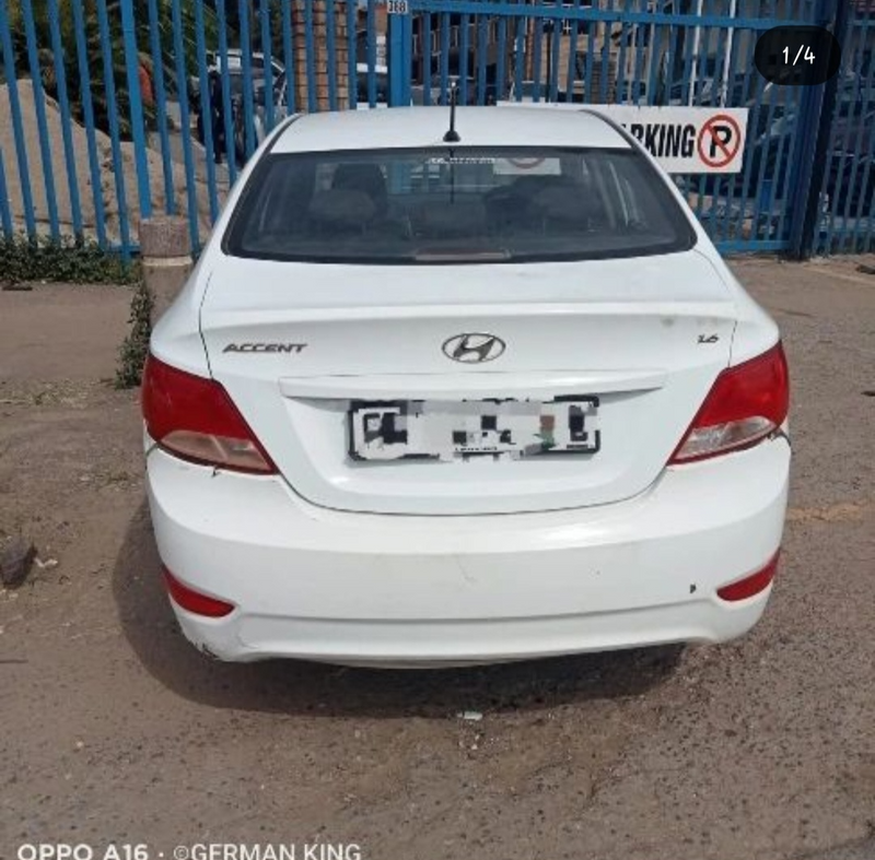 2016 HYUNDAI ACCENT 1.6 CODE 2