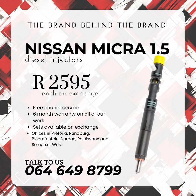 Nissan Micra diesel injectors for sale