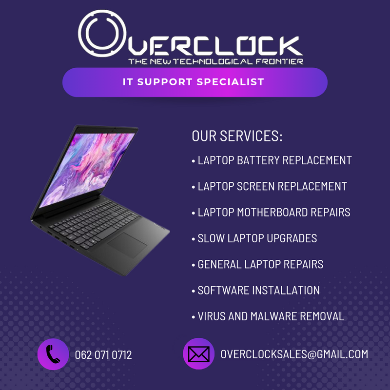 Overclock: IT Support Specialists for Repairs, Services, Sales and Solutions