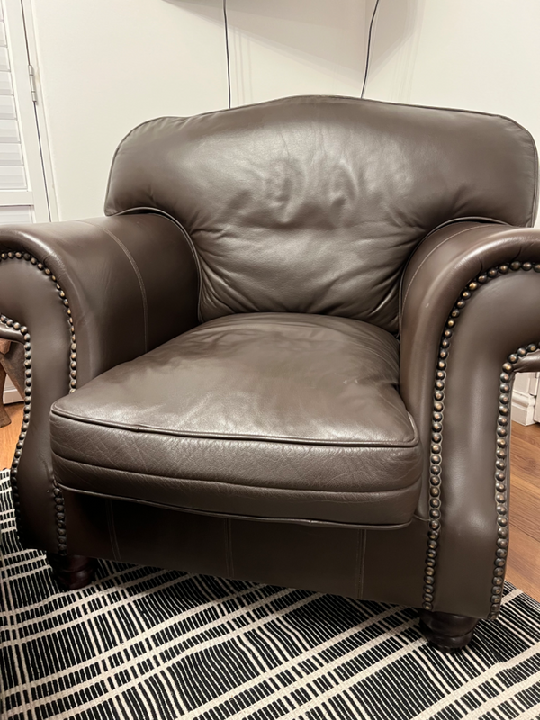 Leather Armchair - excellent condition