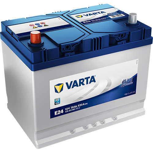 Varta E24/638 12v 70Ah 550cca LHP Car Battery