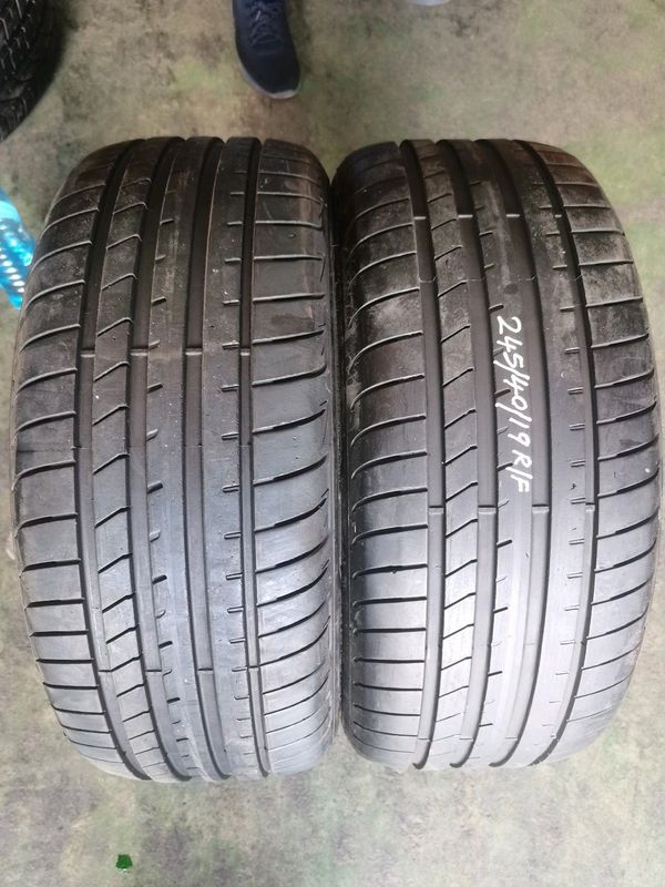 275/40 R19 used tyres and more. Call /WhatsApp Enzo 0783455713