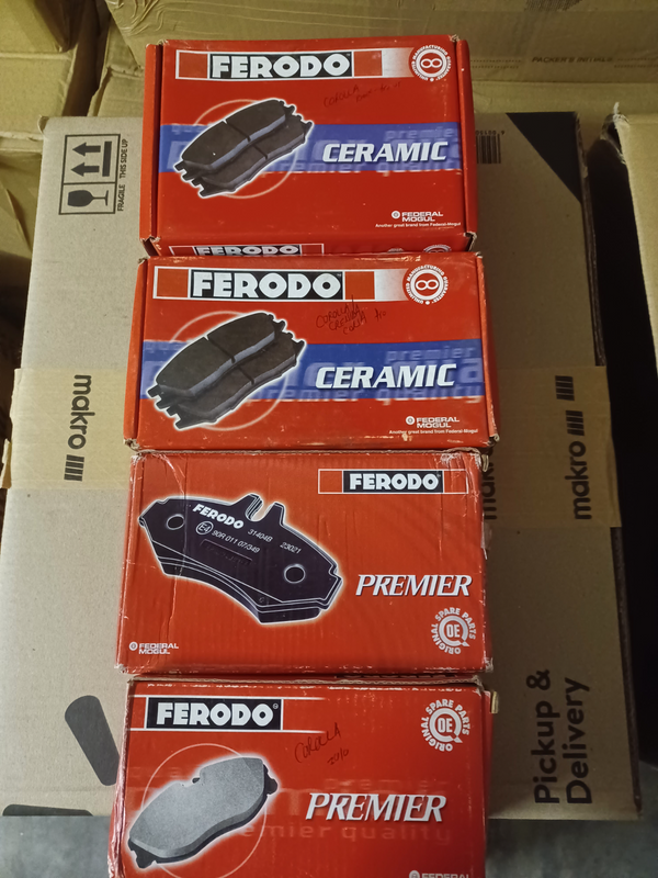 Brand New Ferodo disc pads to fit various models