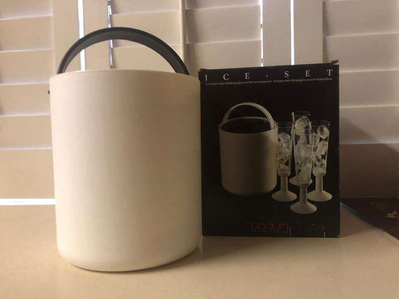 Bodum Ice Bucket &amp; Goblets Set Retro