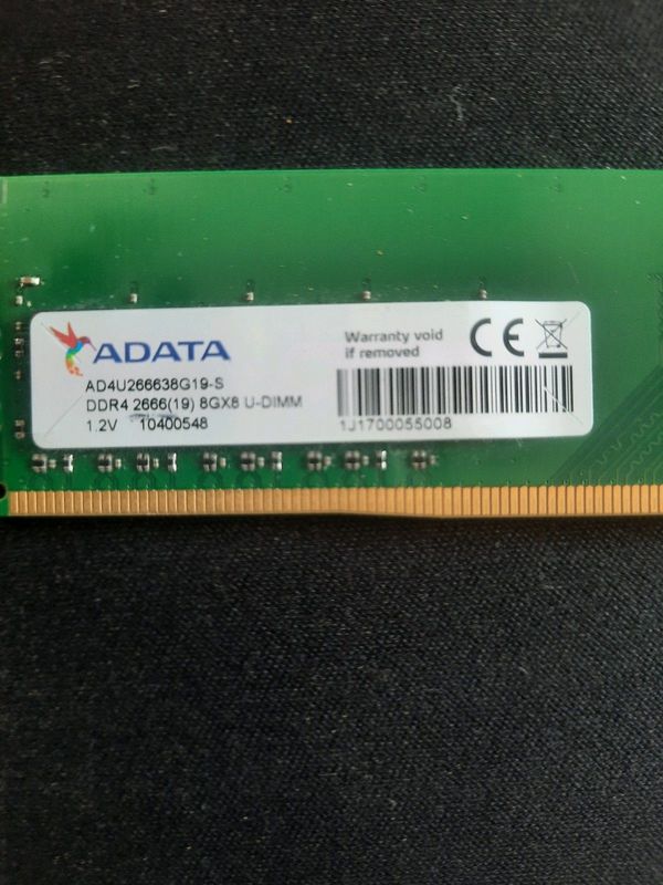 8gb DDR4 Ram