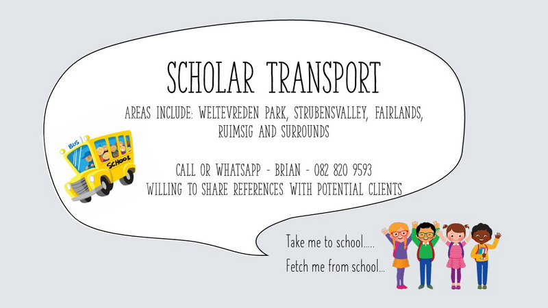 Scholar Transport in the West Rand