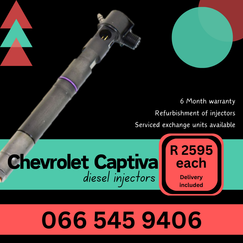 Chevrolet captiva Delphi diesel injectors for sale on exchange