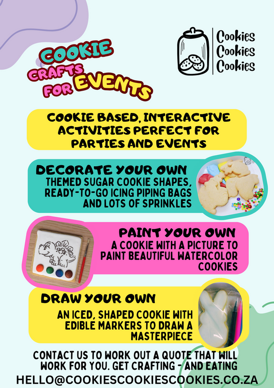 Decorate and paint your own cookies for parties